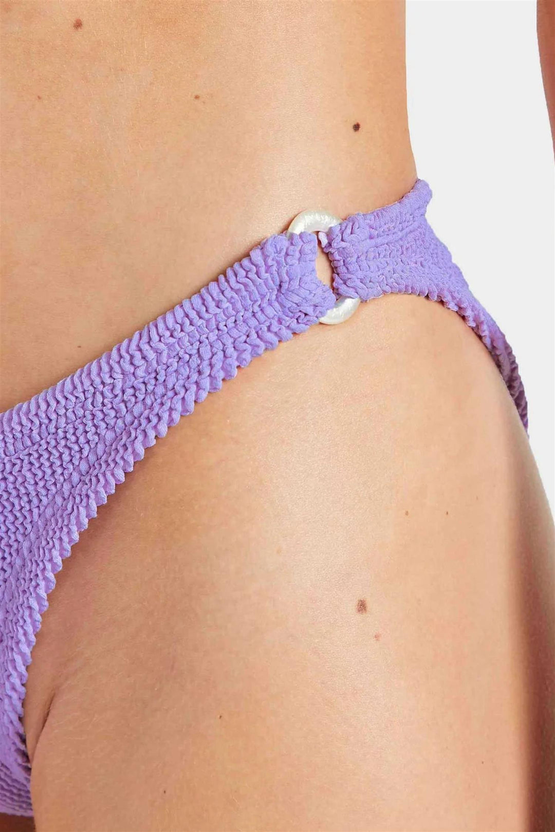 Misty Crinkle Bikini Pearly Hoop Lilac