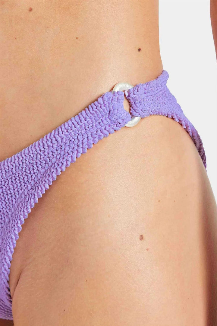 Misty Crinkle Bikini Pearly Hoop Lilac
