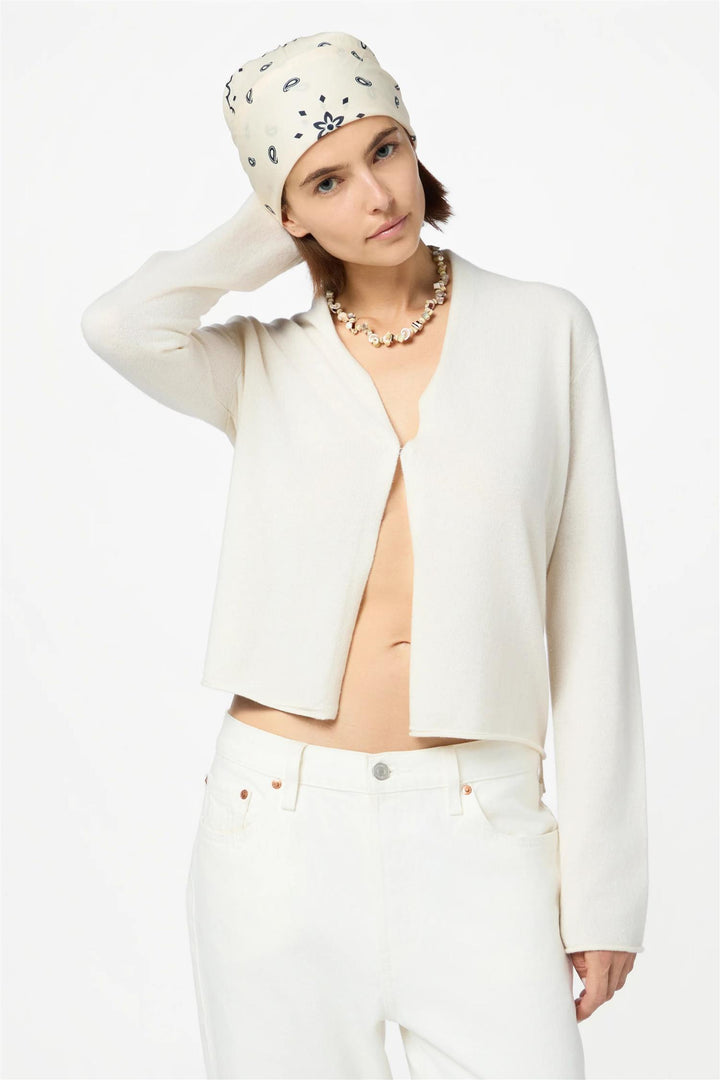 Stealth Cashmere Cardigan Cream