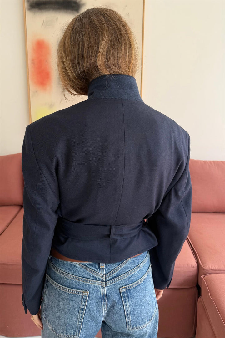 Belted Cropped Blazer BCB1569