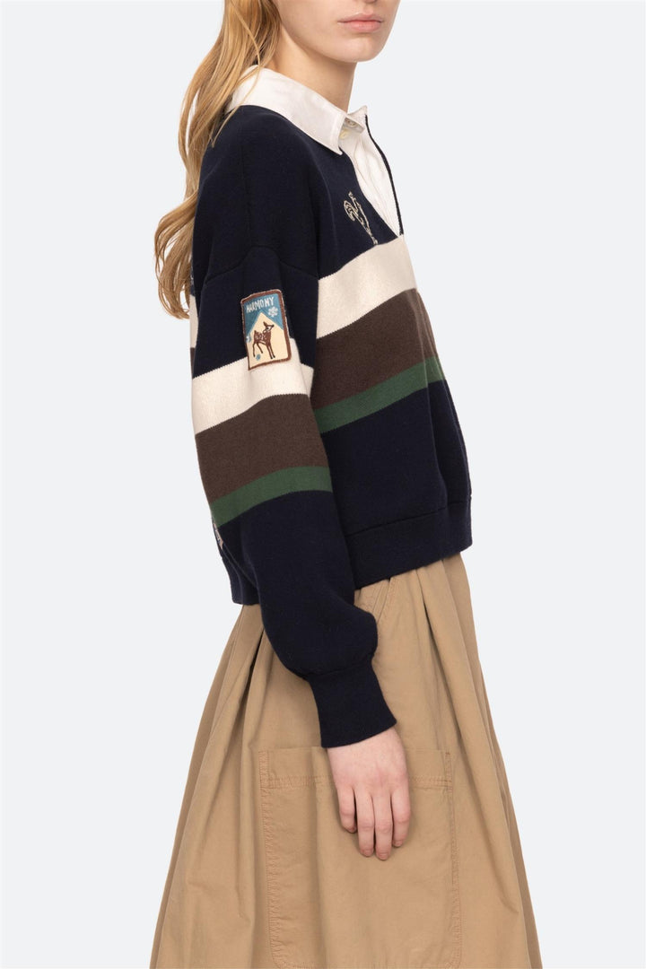 Arther Varsity Knit Rugby Shirt