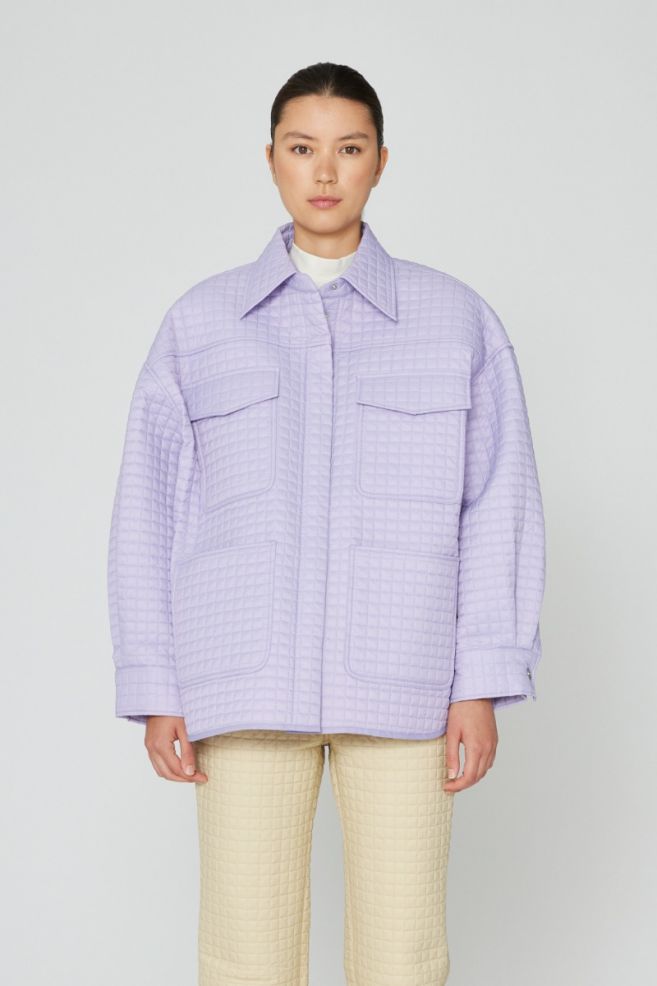 Atina Quilt Jacket Pastel Lilac