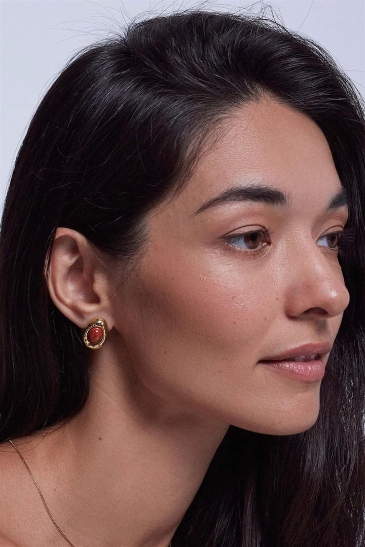 Cherry On Top Earrings Gold