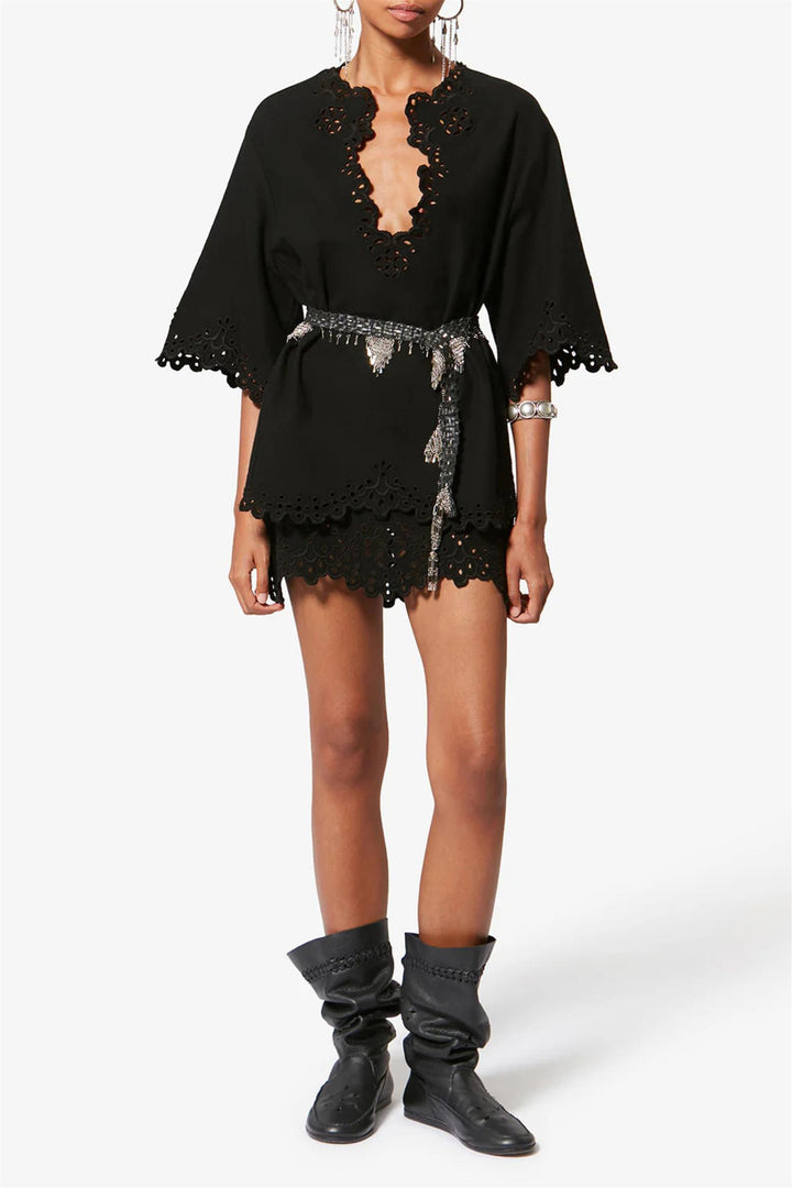 Shana Top Faded Black