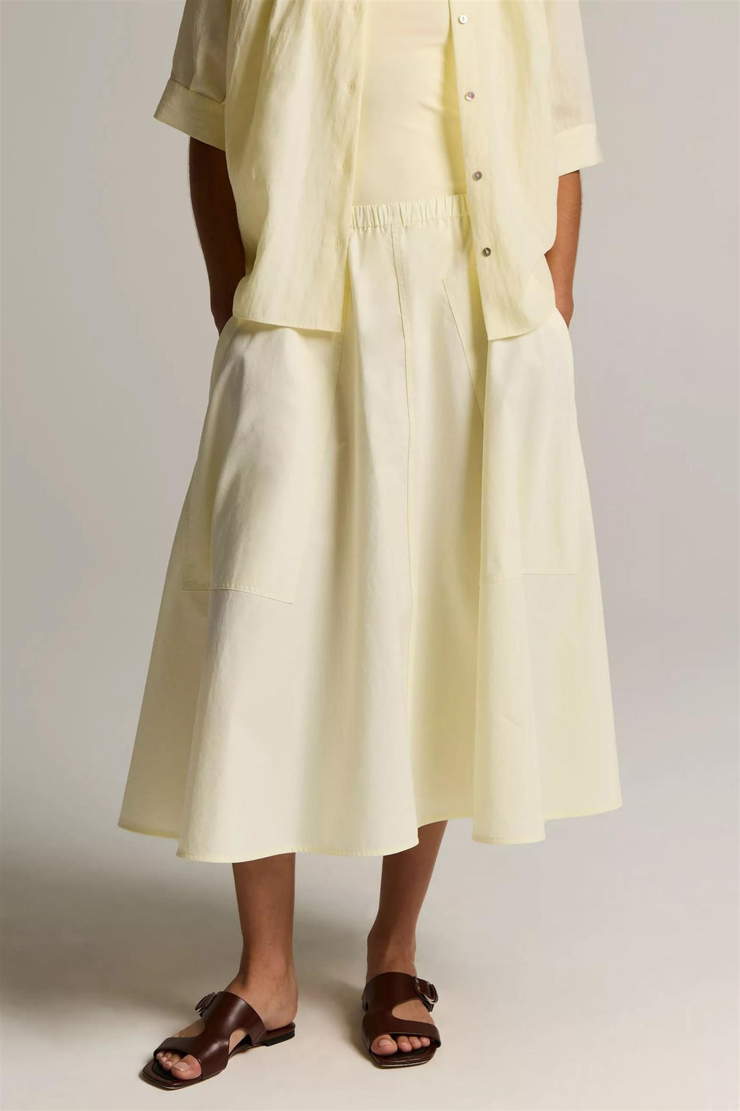 Pocket Full Skirt Sun Petal