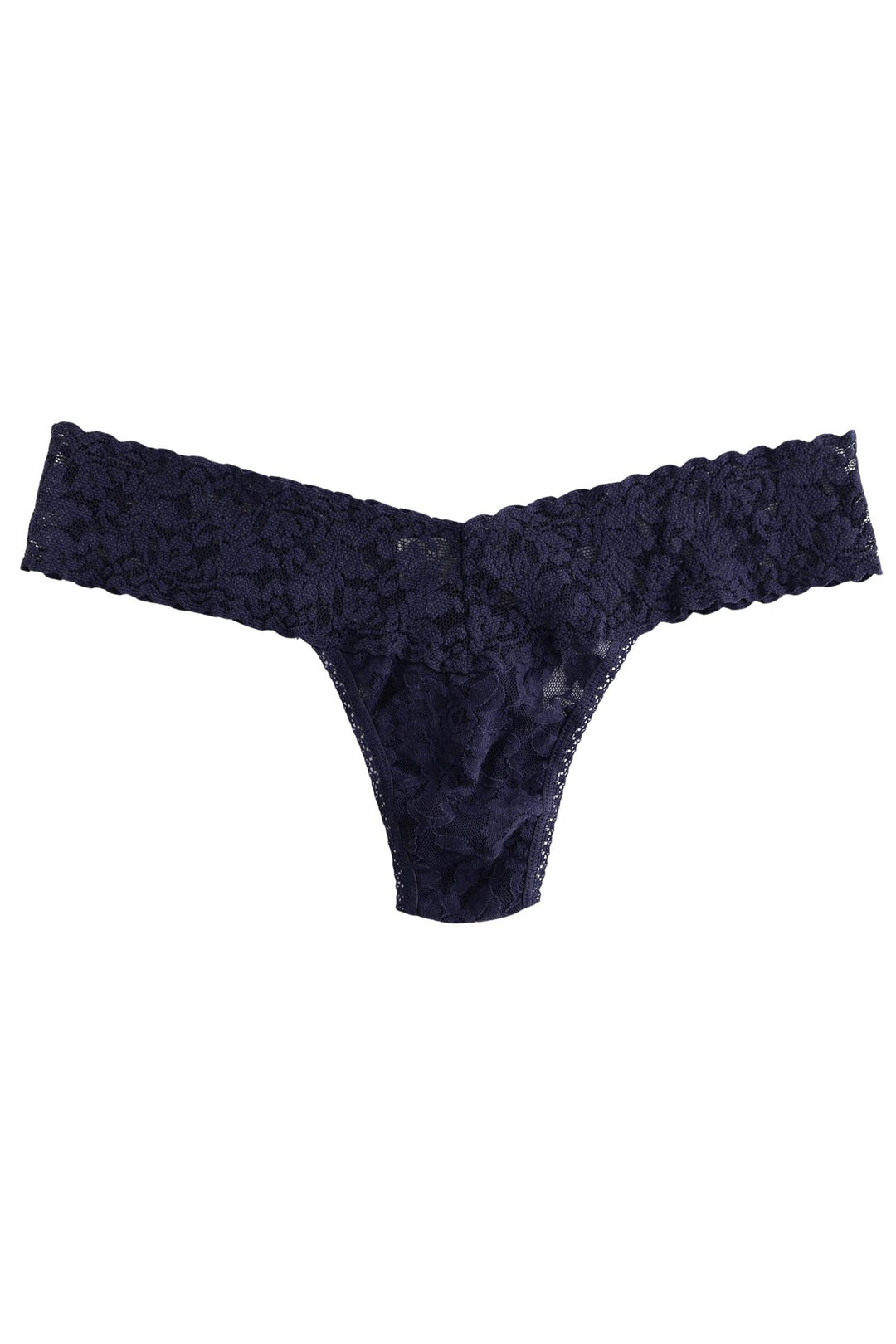 Signature Low Rise Thong Navy