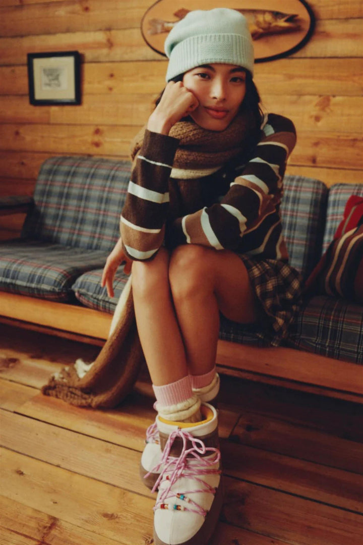 MB x GIR Low Icon Suede Beads Honey / White Sand