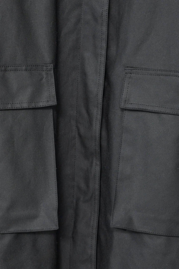 Oilskin Coat Black