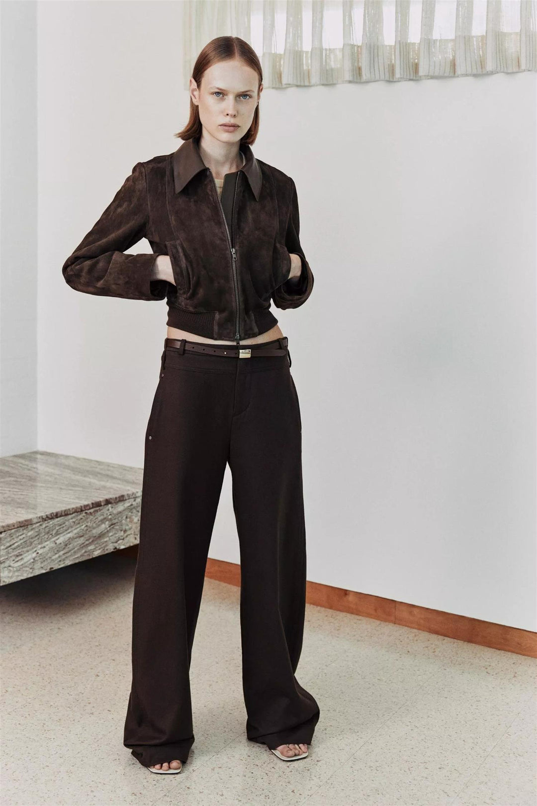 Mid Rise Utility Wide Leg Pant Willow