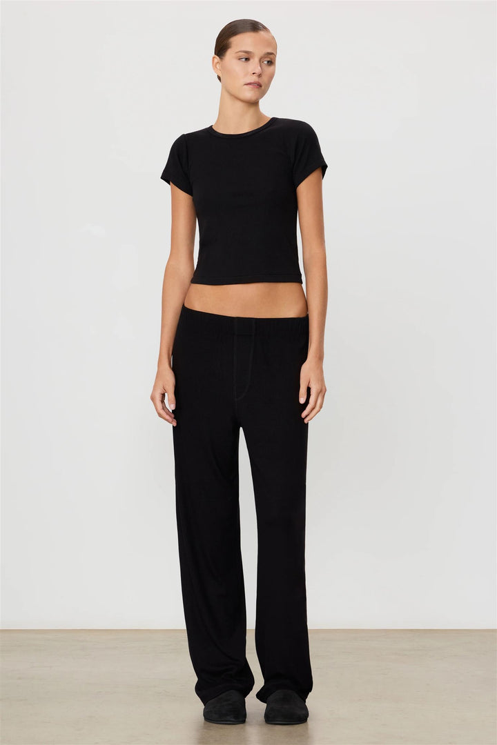 Butter Rib Lounge Pant Black