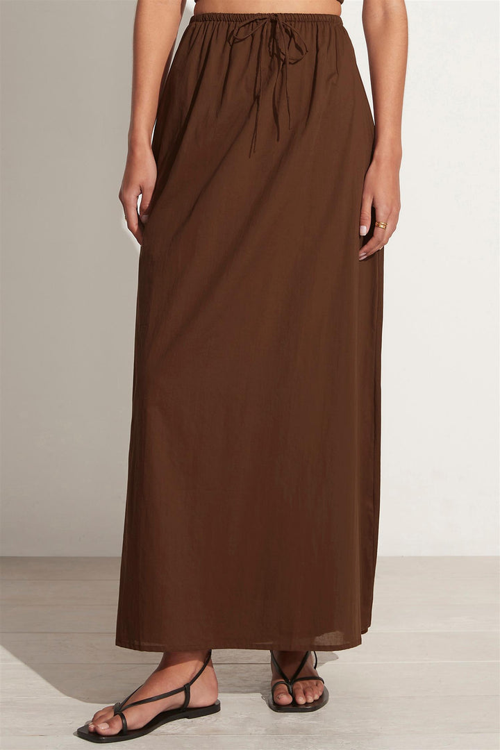 Jaddha Maxi Skirt Chocolate