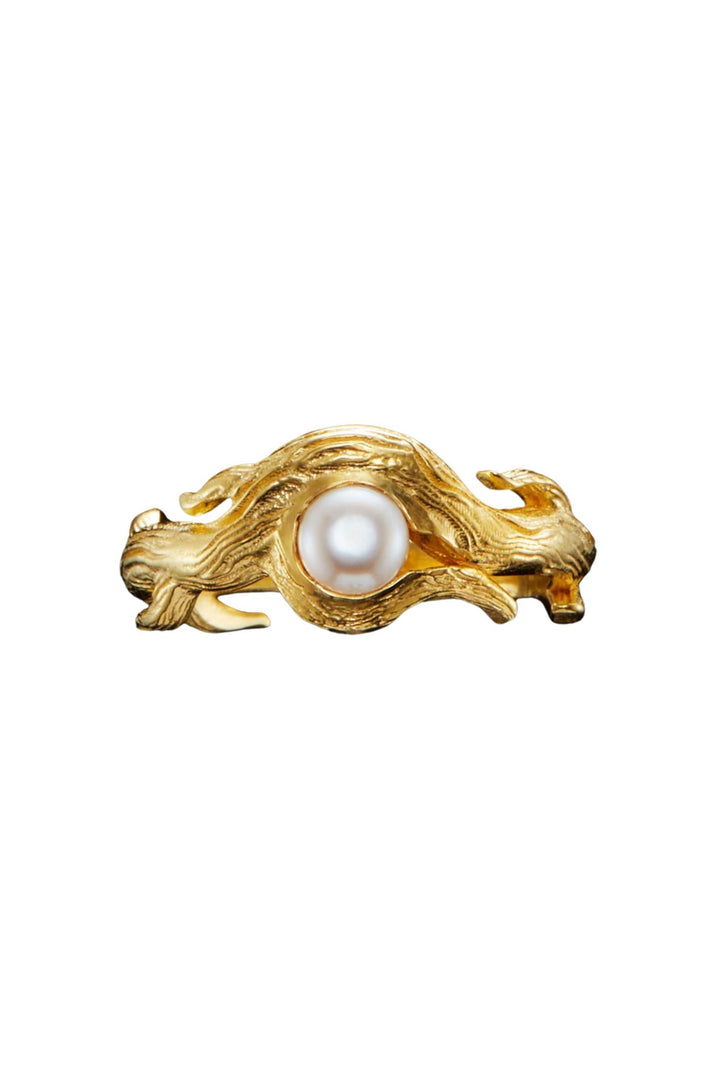 Secret Garden Ring - Gold-plated Silver