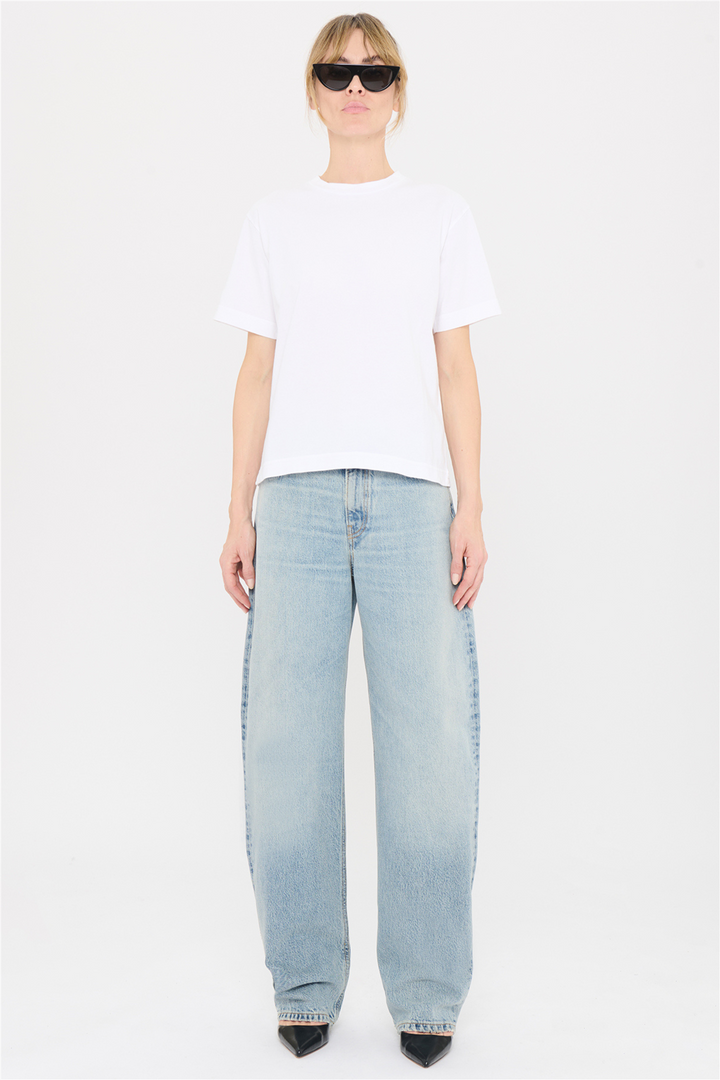 Bethany Mid-Rise Wide-Leg Jean Authentic Wash