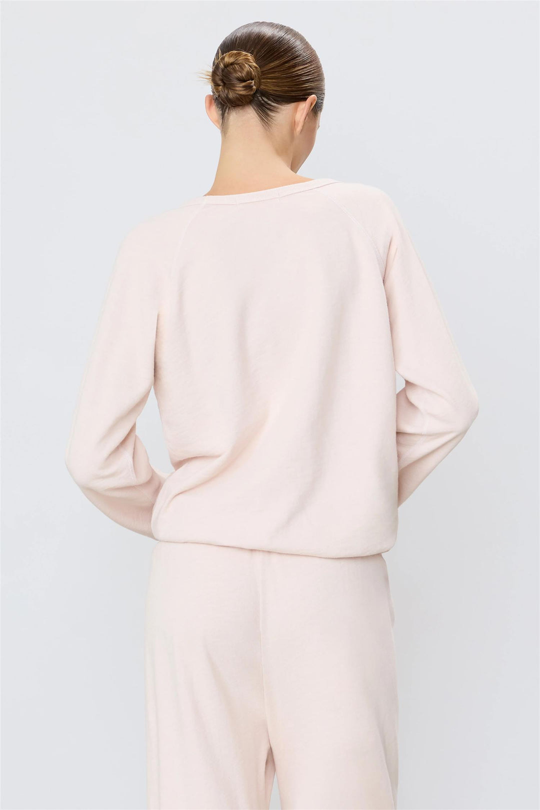 Oversized Raglan Sweatshirt Dusty Pink