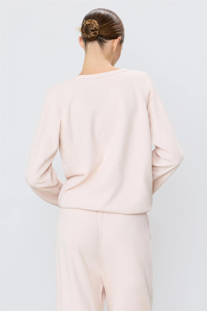 Oversized Raglan Sweatshirt Dusty Pink