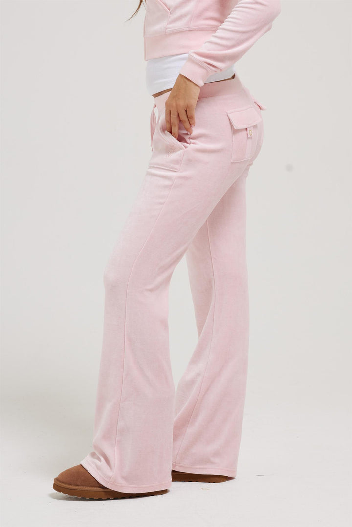 Caisa Ultra Low Rise Pants Candy Pink