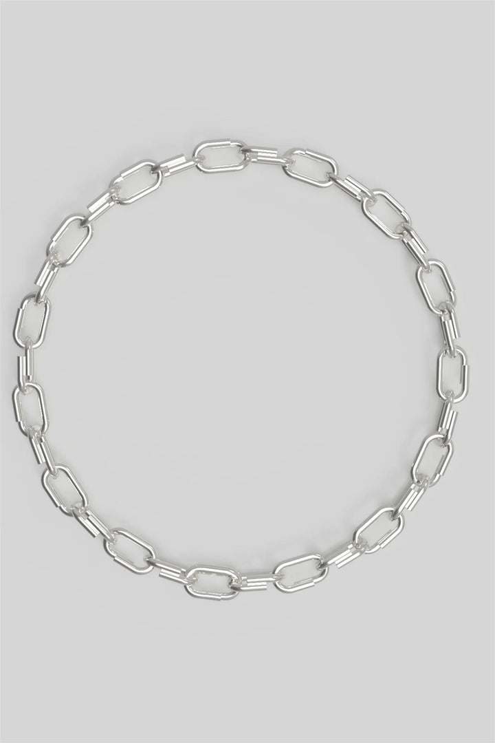 Rose Necklace Silver