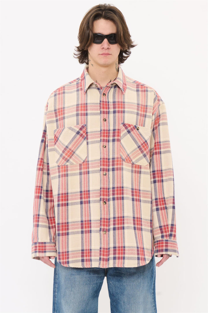 Men's Shirt Nelson Check Hazelnut
