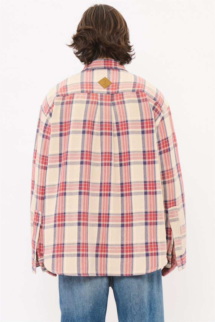Men's Shirt Nelson Check Hazelnut