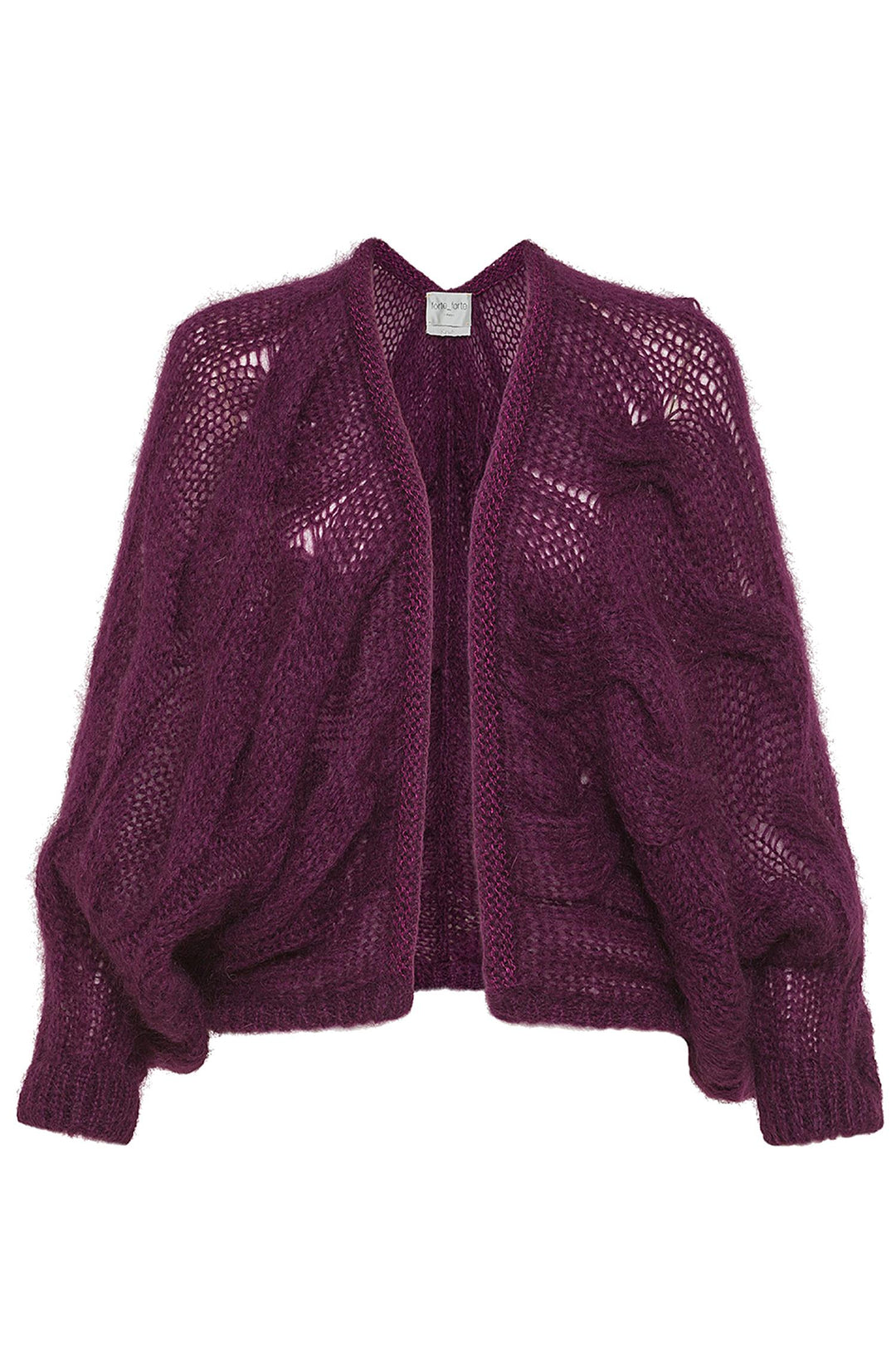 Mohair Cable Kimono Cardigan Bolero