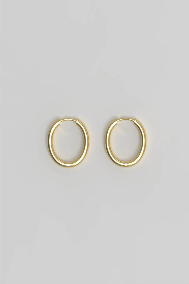 Slim Hoop Medium Plated