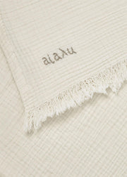 Cotton Throw Pure Ecru