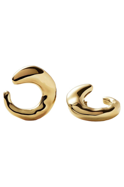 Molten Large Open Stud Earrings