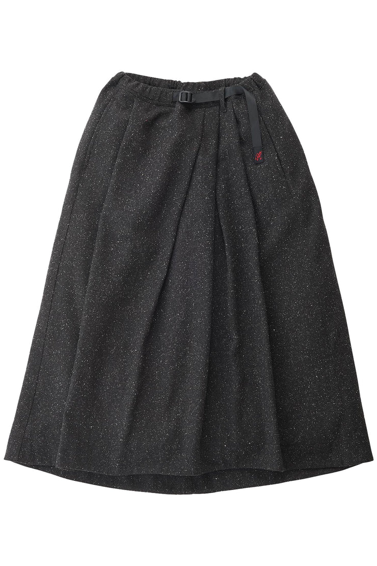 Wool Talecut Skirt Charcoal