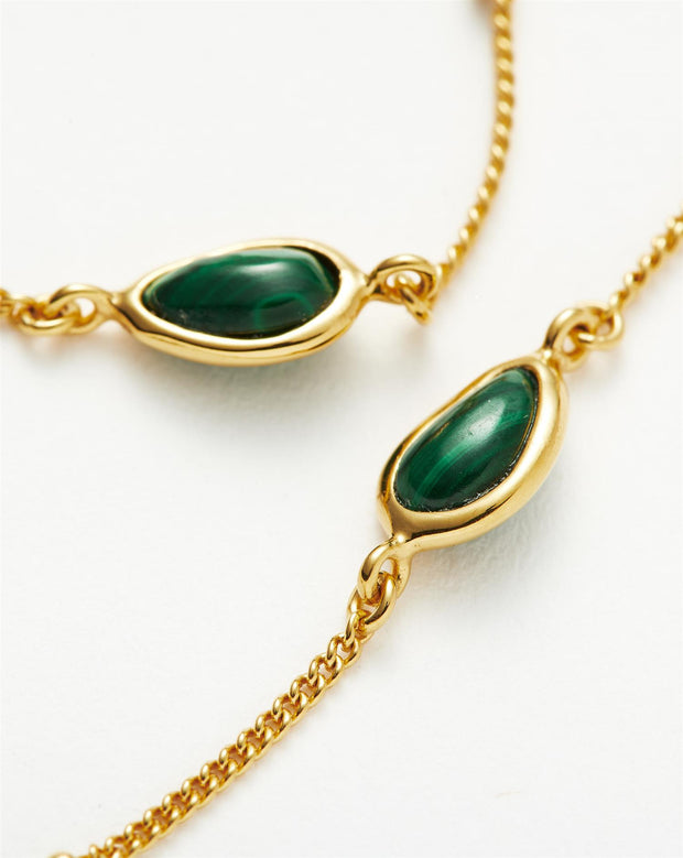 Green Malacithe Stone Choker