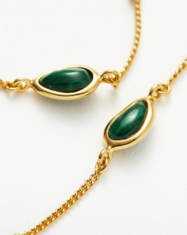 Green Malacithe Stone Choker