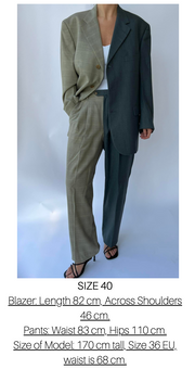 Vintage Contrast Suit CS91 Size 40