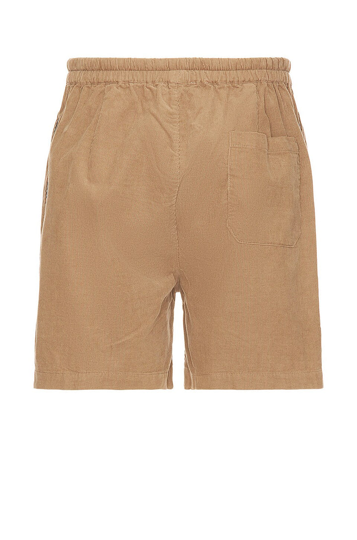 Light Weight Cord Shorts Dark Beige