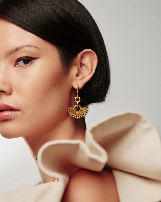 Zenyu Chandelier Hoop Earrings