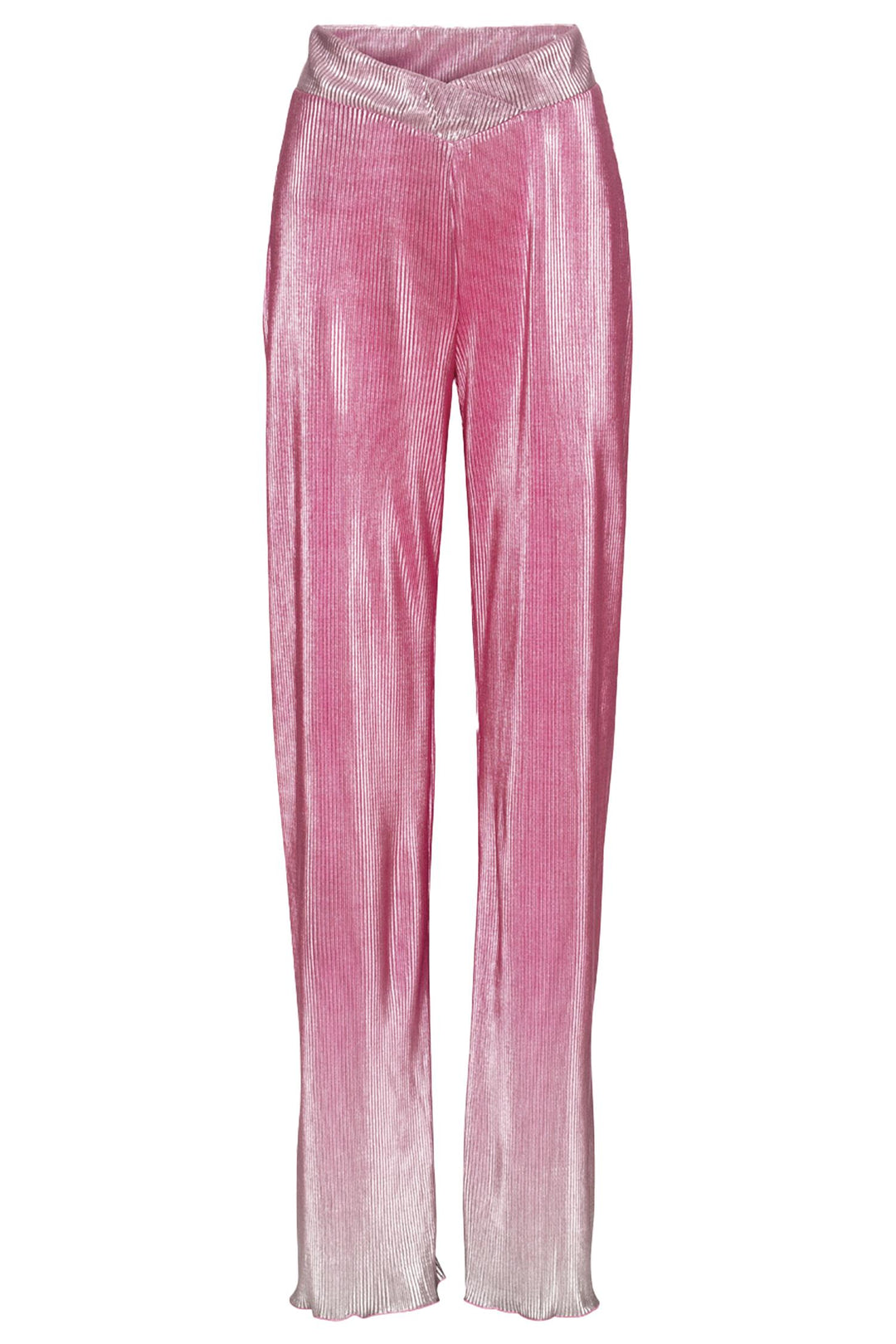 Briella Plissé Pants Pink Glo