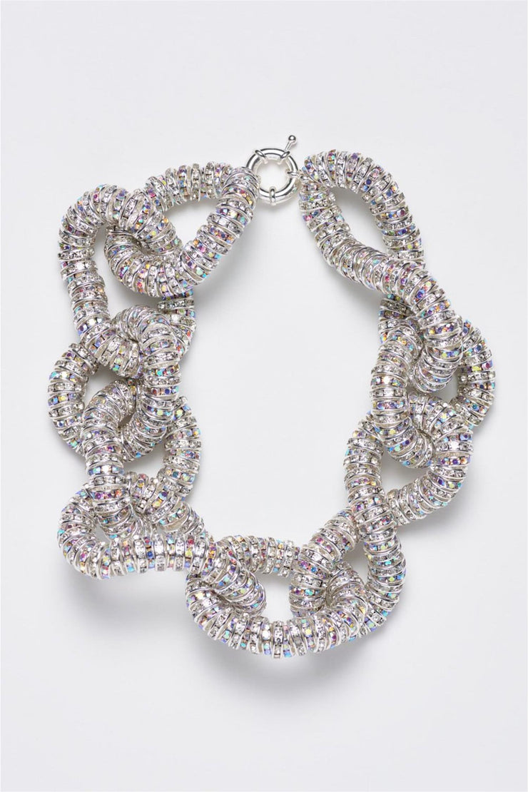 Diamond Tire Necklace