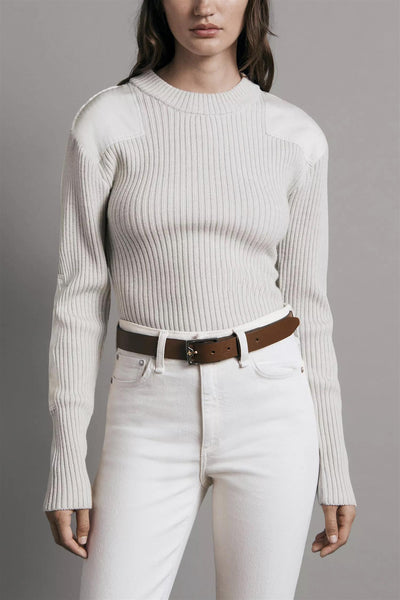 Nikole Longsleeved Knit Light Grey