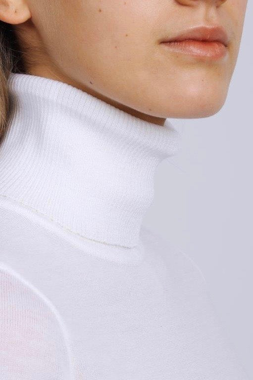 Merino Polo Off-White