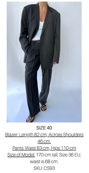 Vintage Contrast Suit CS93 Size 40