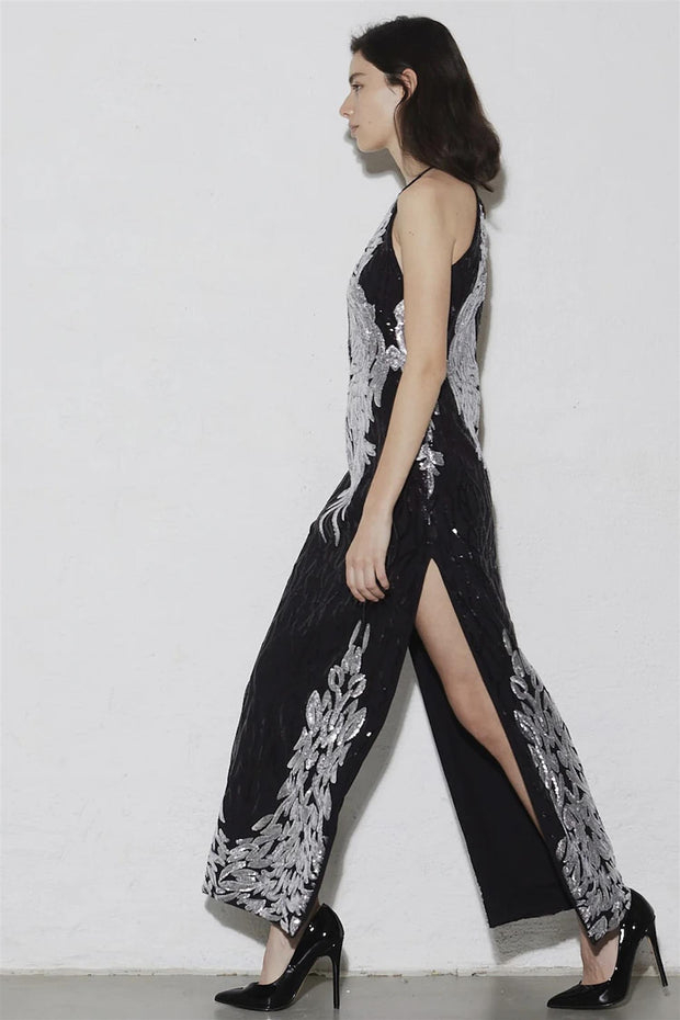 Famous Dress Black / Silver