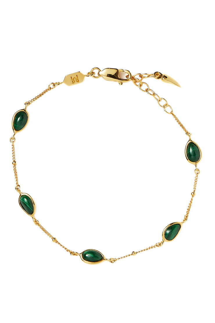 Green Malacithe Stone Bracelet