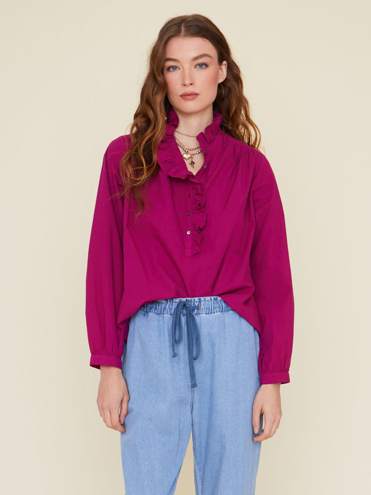 Caspian Top Deep Magenta