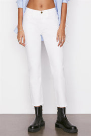 Le High Straight Jean Blanc