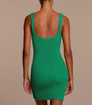 Tank Crinkle Dress Emerald