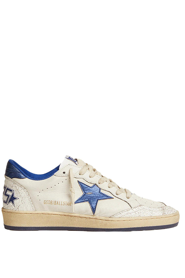 Ball Star Sneakers White / Bluette Nappa