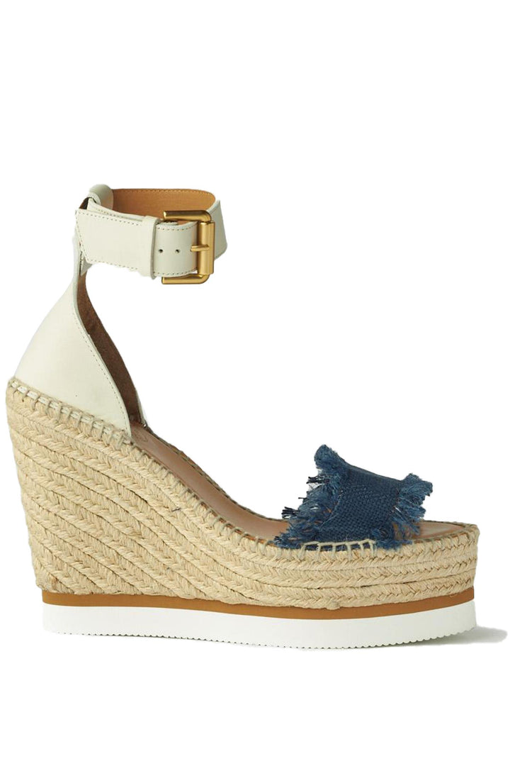 Glyn Wedge Espadrilles Medium Blue