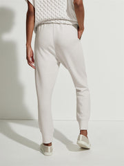 Hyde Relaxed Cuffed Sweatpant Ivory Marl