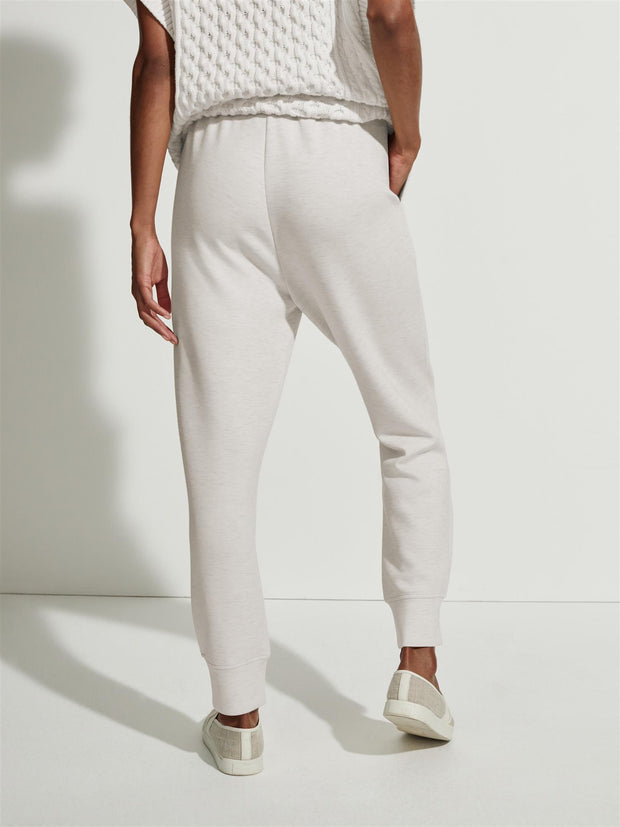 Hyde Relaxed Cuffed Sweatpant Ivory Marl