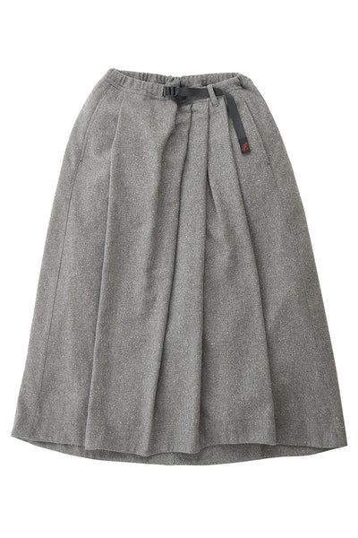 Wool Talecut Skirt Light Grey