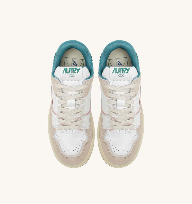 CLC Low Sneakers White / Green / Beige