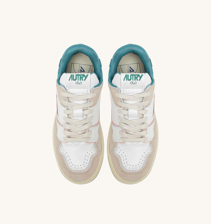 CLC Low Sneakers White / Green / Beige